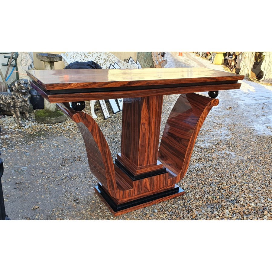 Rosewood Console Art Dec Style